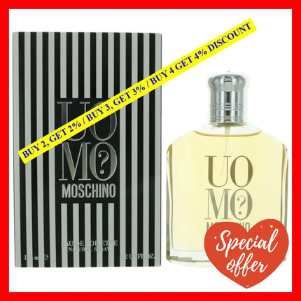 Moschino Uomo By 4.2 Oz Eau De Toilette Spray For Men