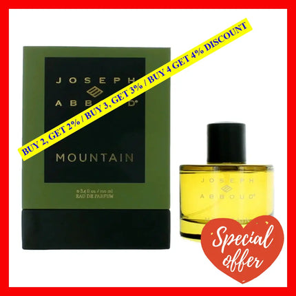 Mountain By Joseph Abboud 3.4 Oz Eau De Parfum Spray For Men