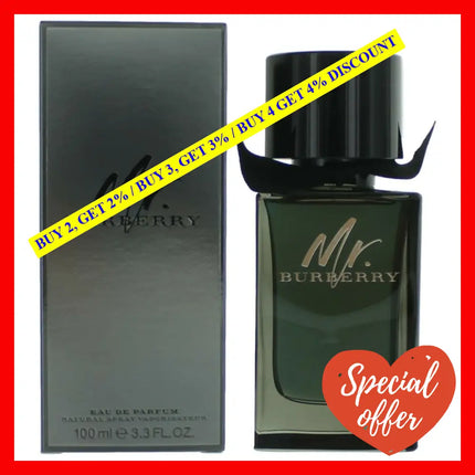 Mr. Burberry By 3.3 Oz Eau De Parfum Spray For Men