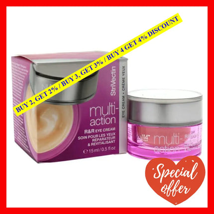 Multi-Action R-R Eye Cream By Strivectin For Women - 0.5 Oz