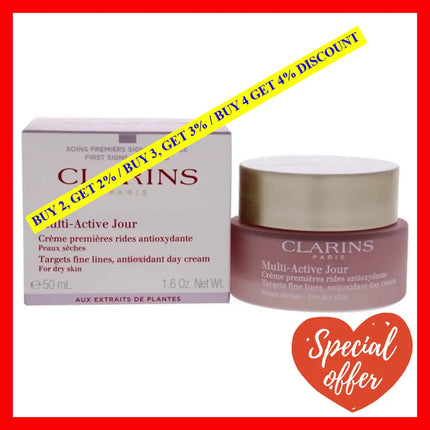 Multi-Active Day Cream - Dry Skin By Clarins For Unisex 1.6 Oz