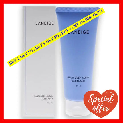 Multi Deep-Clean Cleanser By Laneige For Unisex - 5.0 Oz