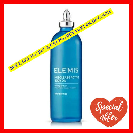 Musclease Active Body Oil By Elemis For Unisex - 3.3 Oz