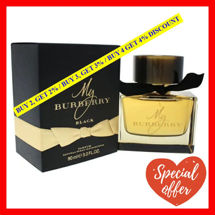 My Burberry Black By For Women - 3 Oz Parfum Spray