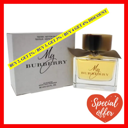 My Burberry By For Women - 3 Oz Edp Spray (Tester)