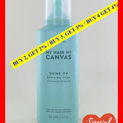 My Hair Canvas Shine On Defining Foam By Alterna For Unisex - 5 Oz