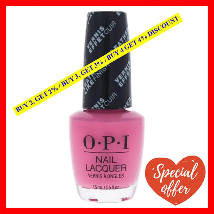 Nail Lacquer - Nl G54 Leather Electryfyin Pink By Opi For Women 0.5 Oz Polish