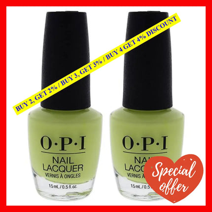 Nail Lacquer - Nl N70 Pump Up The Volume By Opi For Women 0.5 Oz Polish Pack Of 2