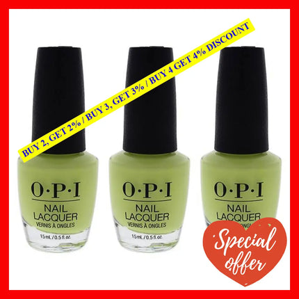 Nail Lacquer - Nl N70 Pump Up The Volume By Opi For Women 0.5 Oz Polish Pack Of 3