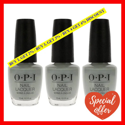 Nail Lacquer - Nl Sh6 Ring Bare-Er By Opi For Women 0.5 Oz Polish Pack Of 3