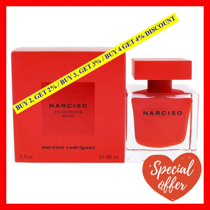 Narciso Rouge By Rodriguez For Women - 3 Oz Edp Spray