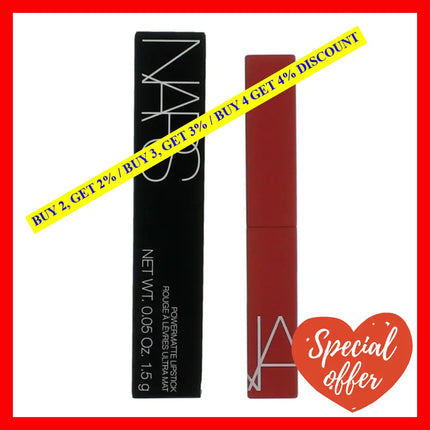 Nars Powermatte Lipstick By.05 Oz - 120 Indiscreet