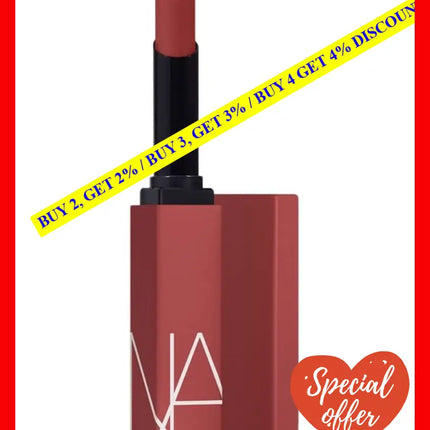 Nars Powermatte Lipstick-Thunder Kiss 115 1.5 Gms For Women - 194251133553