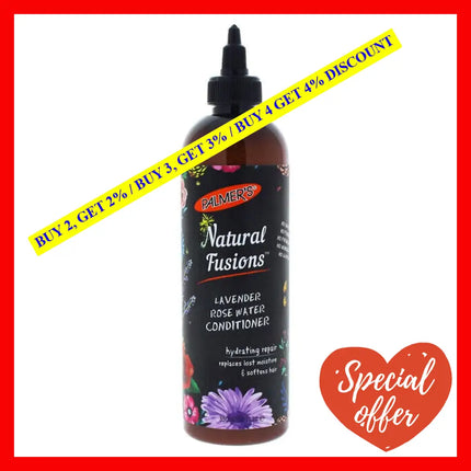 Natural Fusions Lavender Rose Water Conditioner By Palmers For Unisex - 12 Oz