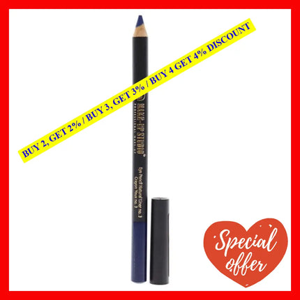 Natural Liner Pencil - 3 Blue By Make-Up Studio For Women 1 Pc Eyeliner