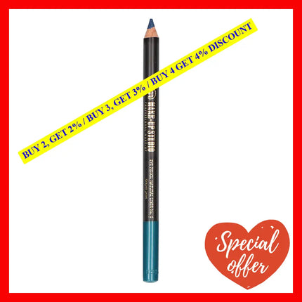 Natural Liner Pencil - 6 Petrol By Make-Up Studio For Women 1 Pc Eyeliner