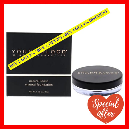 Natural Loose Mineral Foundation - Ivory By Youngblood For Women 0.35 Oz