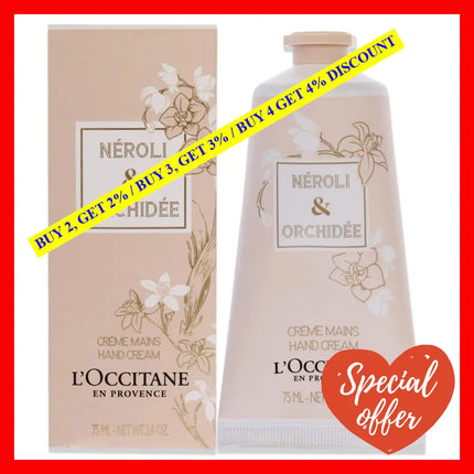 Neroli And Orchidee Hand Cream By Loccitane For Women - 2.6 Oz