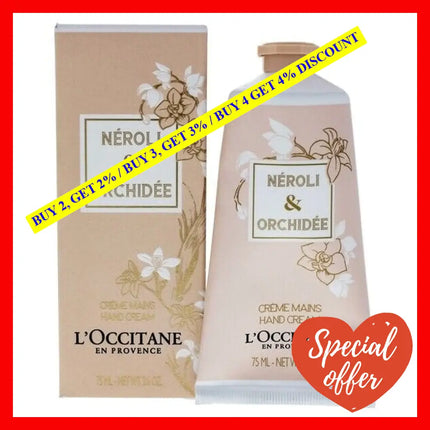 Neroli And Orchidee Hand Cream By Loccitane For Women - 2.6 Oz