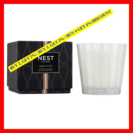 Nest Fragrances Apricot Tea 3-Wick Candle 21.2 Oz