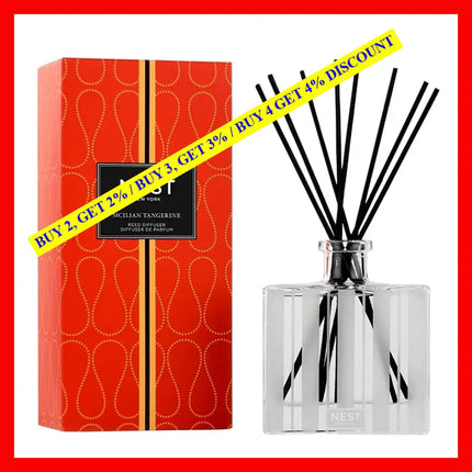 Nest Fragrances Sicilian Tangerine Diffuser 5.9 Oz 175 Ml Reed