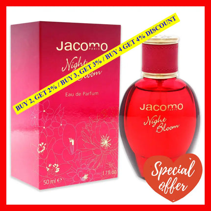 Night Bloom By Jacomo For Women - 1.7 Oz Edp Spray