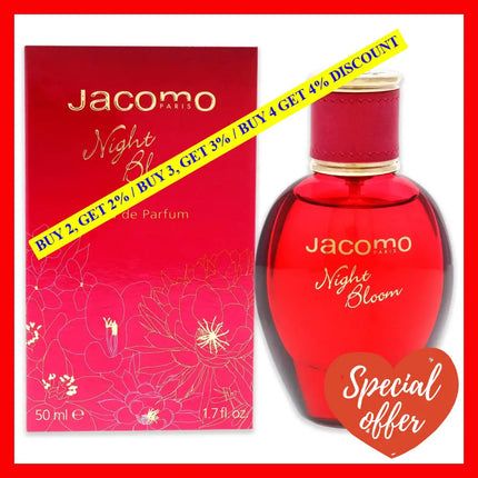 Night Bloom By Jacomo For Women - 1.7 Oz Edp Spray