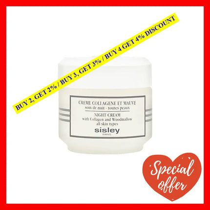 Night Cream With Collagen And Woodmallow By Sisley For Women - 1.6 Oz