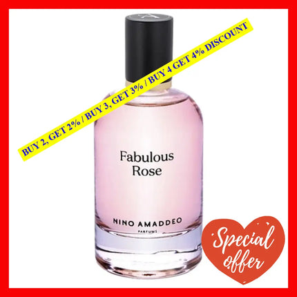 Nino Amaddeo Fabulous Rose 3.3Oz/100Ml Eau De Parfum Spray