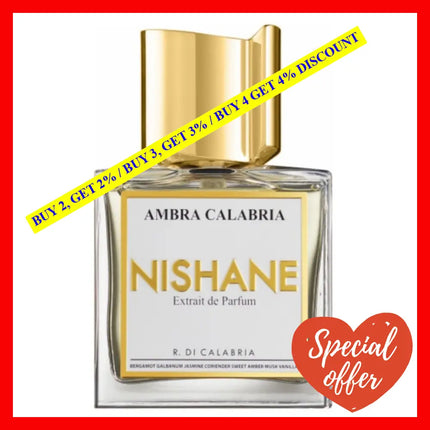 Nishane Ambra Calabria Unisex Extrait De Parfum Spray 1.7Oz/50Ml