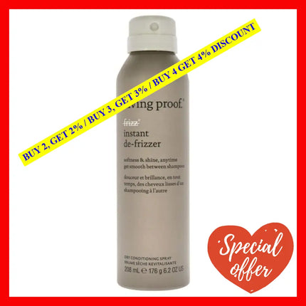 No-Frizz Instant De-Frizzer Dry Conditioning Spray By Living Proof For Unisex - 6.2 Oz Hair