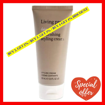 No Frizz Nourishing Styling Cream By Living Proof For Unisex - 2 Oz