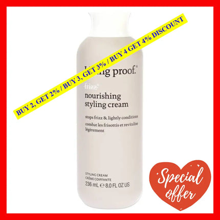 No Frizz Nourishing Styling Cream By Living Proof For Unisex - 8 Oz