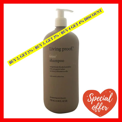 No Frizz Shampoo By Living Proof For Unisex - 24 Oz