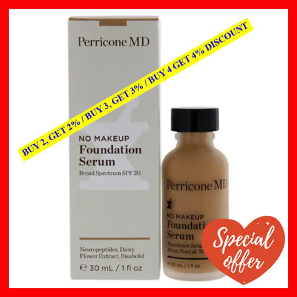 No Makeup Foundation Serum Spf 20 - Beige By Perricone Md For Women 1 Oz