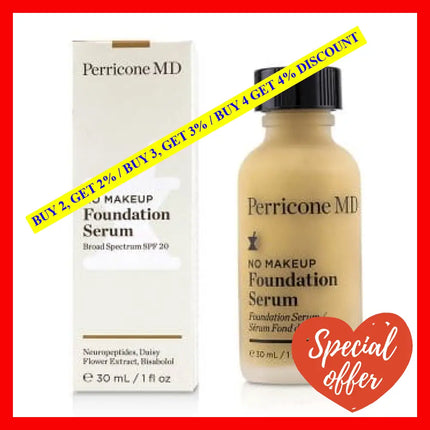 No Makeup Foundation Serum Spf 20 - Nude By Perricone Md For Women 1 Oz