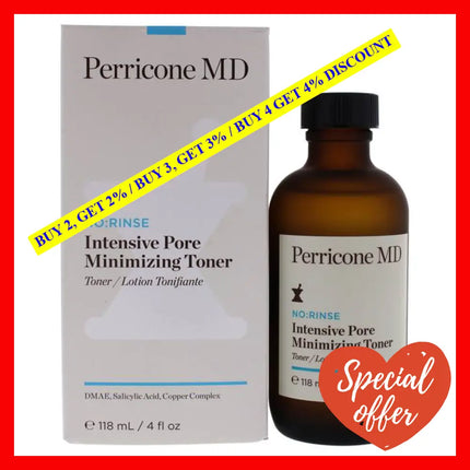 No Rinse Intensive Pore Minimizing Toner By Perricone Md For Unisex - 4 Oz