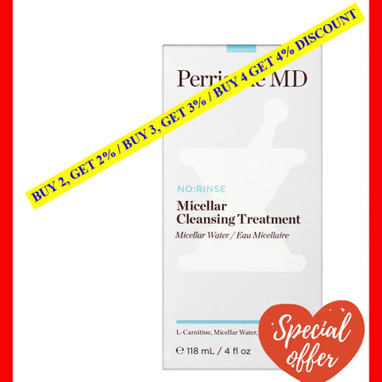 No Rinse Micellar Cleansing Treatment By Perricone Md For Unisex - 4 Oz