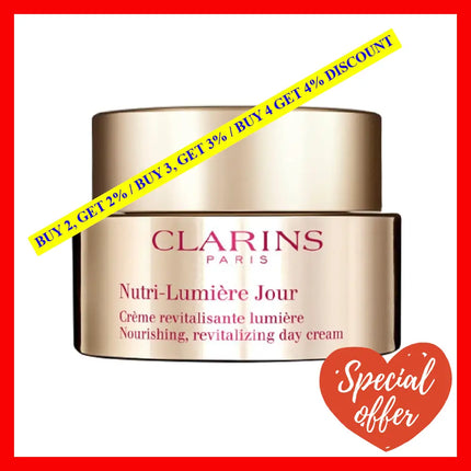 Nutri-Lumiere Day Cream By Clarins For Unisex - 1.6 Oz