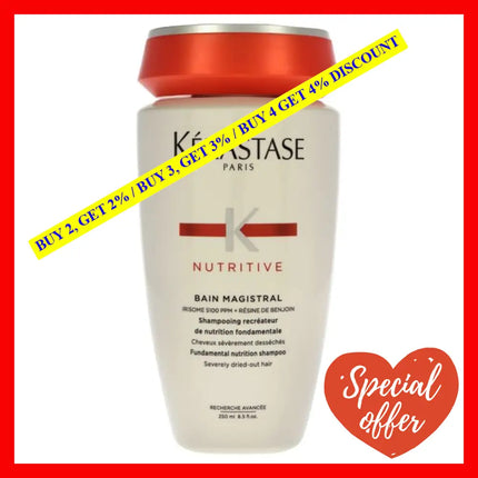 Nutritive Bain Magistral Shampoo By Kerastase For Unisex - 8.5 Oz