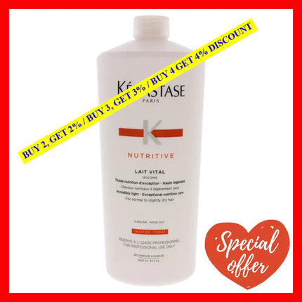 Nutritive Lait Vital Conditioner By Kerastase For Unisex - 34 Oz