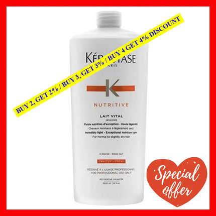 Nutritive Lait Vital Conditioner By Kerastase For Unisex - 34 Oz