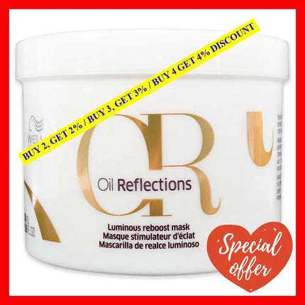 Oil Reflections Luminous Reboost Mask By Wella For Unisex - 16.9 Oz Masque