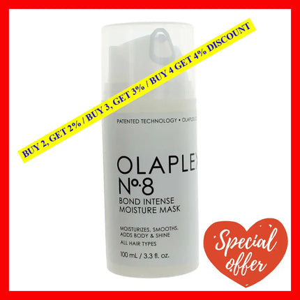 Olaplex No. 8 Bond Intense Moisture Mask By 3.3 Oz Hair