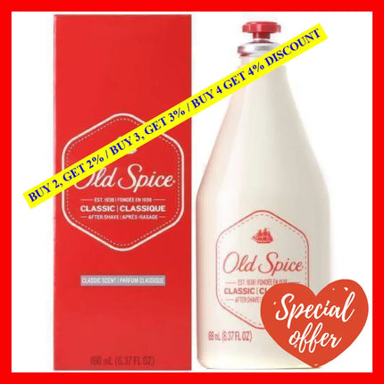 Old Spice 6.37 Oz Aftershave Splash