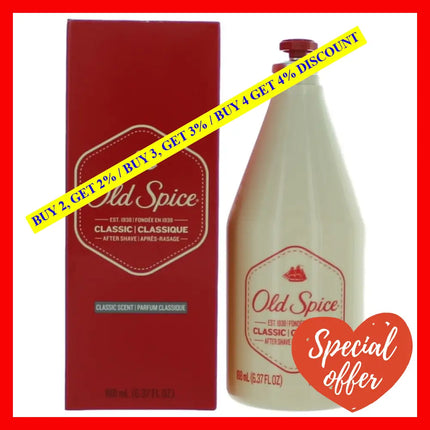 Old Spice Classic By 6.37 Oz After Shave Splash For Men