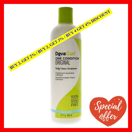 One Condition Daily Cream Conditioner By Devacurl For Unisex - 12 Oz