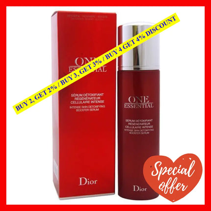 One Essential Intense Skin Detoxifying Booster Serum By Christian Dior For Unisex - 2.5 Oz