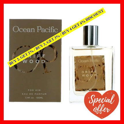 Op Driftwood By Ocean Pacific 3.4 Oz Eau De Toilette Spray For Men