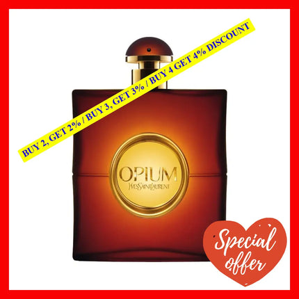 Opium By Yves Saint Laurent For Women - 3 Oz Edt Spray